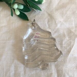 Vtg Iittala Glass Tree Ornament
